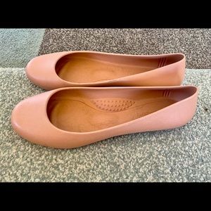 Simple nude flats from Target